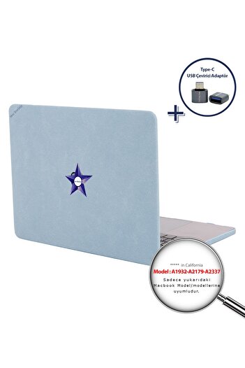 Mcstorey Macbook Air M1 Kılıf 13inç Kumaş Kaplama Kılıf A1932 A2179 A2337 Ile Uyumlu Goat