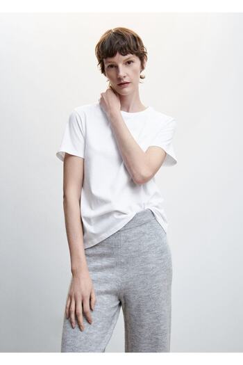 MANGO Woman Tricou din bumbac din 2 piese