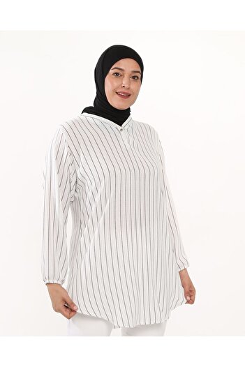 MIZMIZ CREPE VISKOSE SOFT WOVEN FABRIC TUNIC