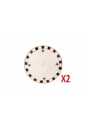 Porland Palms Deep Plate 20cm Set of 2 04ALM005907