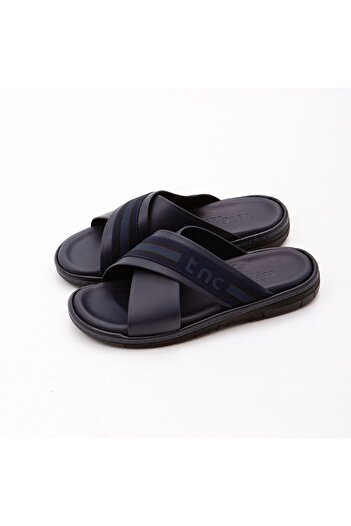 Tamer Tanca Men's Genuine Leather Daily Slippers 876 401 Erk Trlk Y22