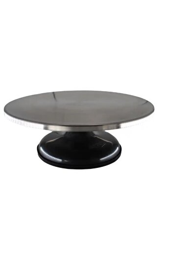intime endüstriyel mutfak Stainless Cake Styling Stand Black on Six Plastic