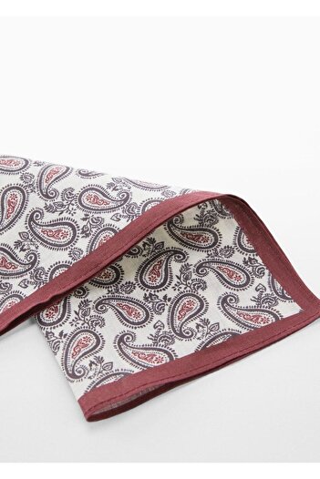 MANGO Man Linen Square Pocket Handkerchief