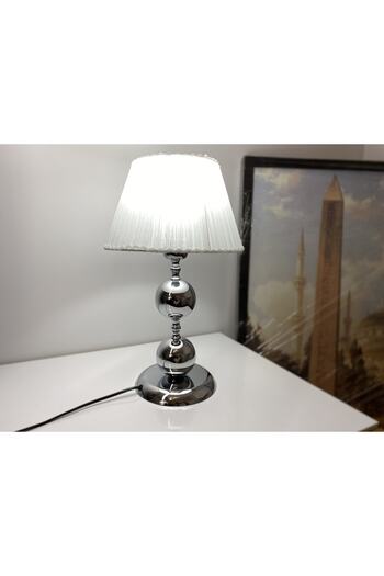 asellus Munis series exclusive silver chrome plated lampshade, stol lamp, lampshade table lamp, knitted hat