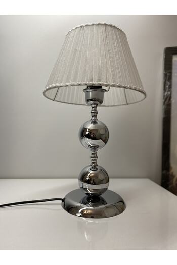 asellus Munis series exclusive silver chrome plated lampshade, stol lamp, lampshade table lamp, knitted hat