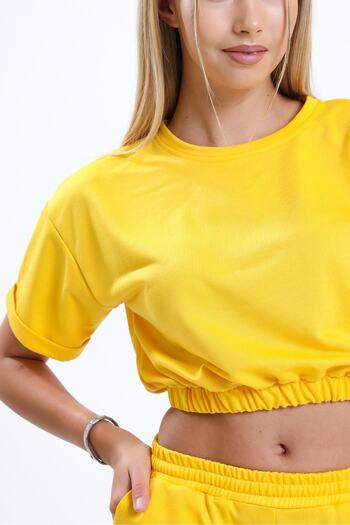 LETOON Ltn-G201 Crop Shorts Set