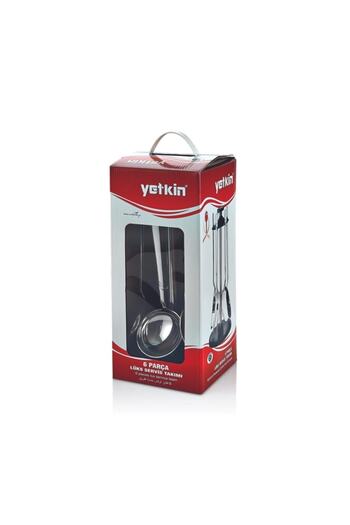Yetkin Steel Diamond 6 Piece Hanging Ladle Service Set
