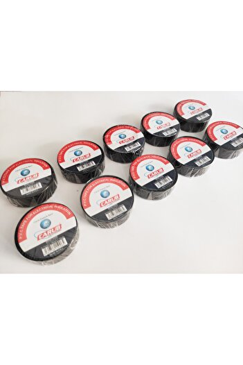 REPLAX Elektrik Izola Bant 10 Adet Bant Elektrikçi Bantı İzole 1 Paket izole 1 paket