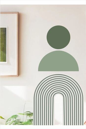 Piksel Grafik Geometric Bohemian Wall Sticker