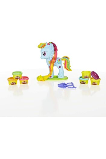 Hasbro Playdoh Rainbow Dash Saç Stüdyosu