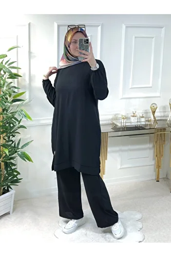 Aşkı Endam Arma Ayrobin Double Set-Black