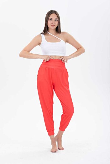 H&A İSTANBUL Women's Jogger Shalwar Trousers - Elastic Waist