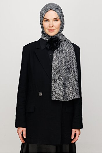 Mooncorn Forever Pattern Shiny Jacquard Shawl