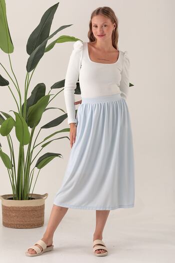 Avones Women's Poly/Viscose Lined Skirt