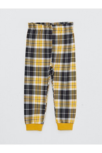 LC Waikiki Bisiklet Yaka Uzun Kollu Baskılı Pamuklu Kız Bebek Pijama Takımı