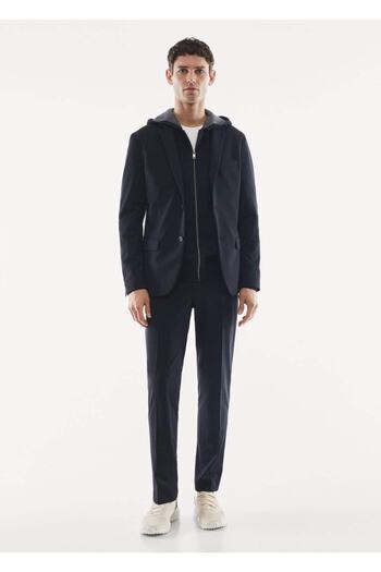 MANGO Man Slim Fit Stretch Blazer Jacket