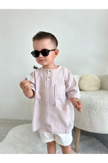 favorimkids Low Sleeve Top Linen