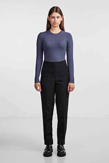 PIECES Pants Women/Girls Black