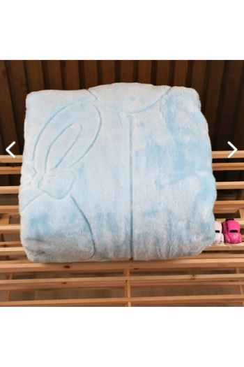 Özdilek Blue Embos Blanket - 100*120 Baby