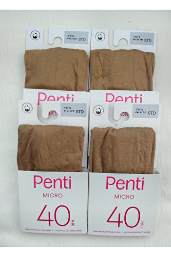 Penti Micro 40 Den Medium Thick Matte Socks (Short Socks) 4-Piece