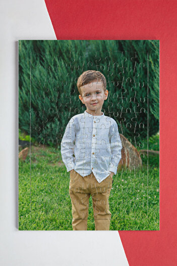 HediyeLabs Kişiye Özel Fotoğraflı Yapboz Puzzle - 99 Parça A4 Resimli Pazıl Yapboz Erkek Çocuk Hediyesi