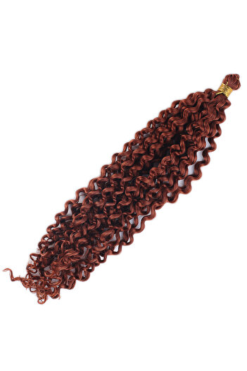 KONAK PERUK Afro Wave Hair - Red Copper