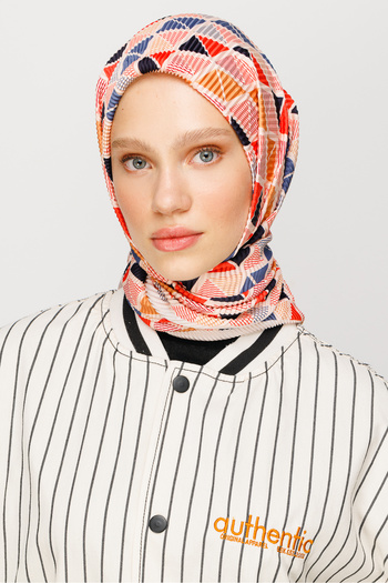 Mooncorn Prism Pattern Pleated Scarf