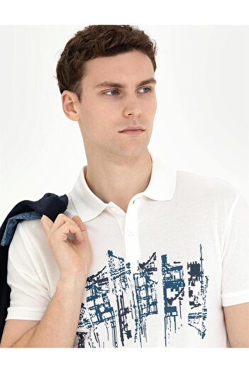 Pierre Cardin T-Shirt Polo Neck Slim Fit