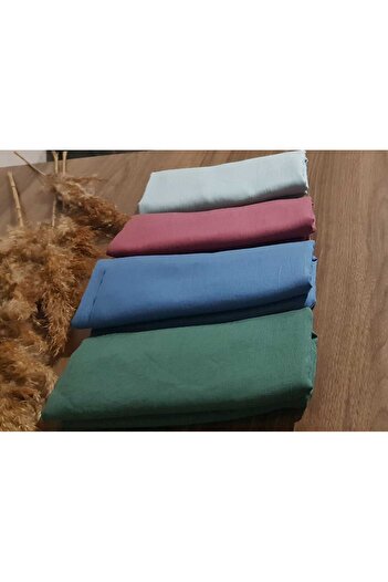 HAR-UM Ticaret Hijab Women's Cotton Jazz Shawl Model-Set of 4