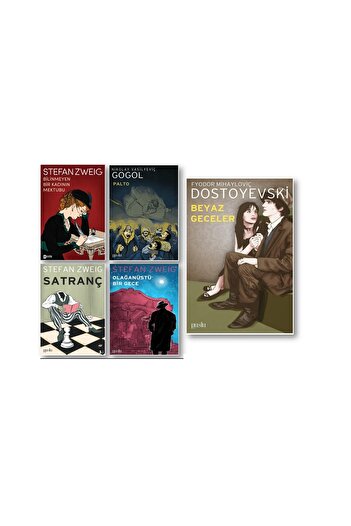 Puslu Yayıncılık En Çok Okunan Klasikler - Dostoyevski - zweig - gogol ( 5 Kitap )