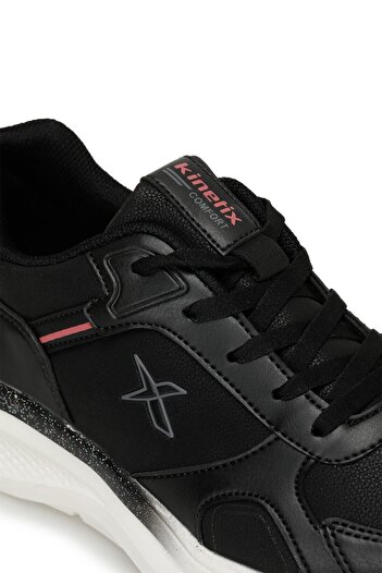 Kinetix CINTIA PU W 3PR Black Women's Comfort Shoes