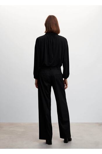 MANGO Woman Yırtmaçlı Gömlek