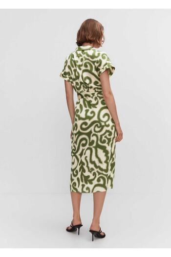 MANGO Woman Desenli Anvelop Kesim Elbise
