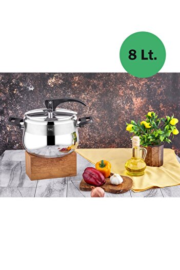 Taç Bengü Pro Pressure Cooker Black 8 Lt