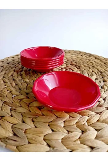 lufy Tea Plate 50 Pack Red-Black-White-Transparent Tea Cup Saucer