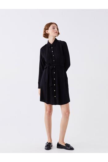 LC Waikiki Long Sleeve Straight Women's Shirt Dress