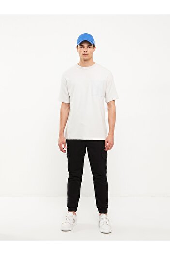 LC Waikiki Men's Slim Fit Gabardine Cargo Pants