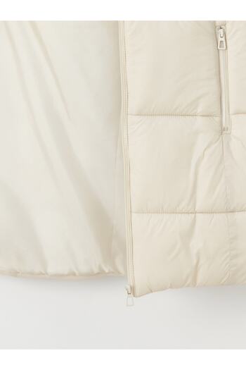 LC Waikiki Dámská Puffer Vesta s kapucí