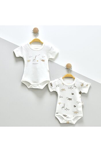 Minisse MINISSE ELEPHANT PRINTED CHILDREN'S 2-PIECE BODY