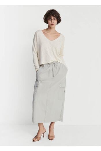 MANGO Woman Low-cut Collar Sweater