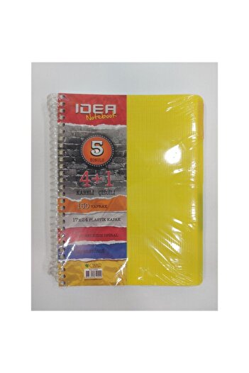 Çınar Matbaası Çınar 4+1 150 Sheets Notebook with Separator
