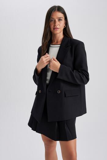 DeFacto Oversize Fit Blazer Jacket B0357ax23au