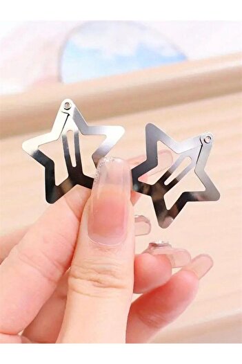 Planet Butik Y2K Star Style Buckle Set of 4 - Star Snap