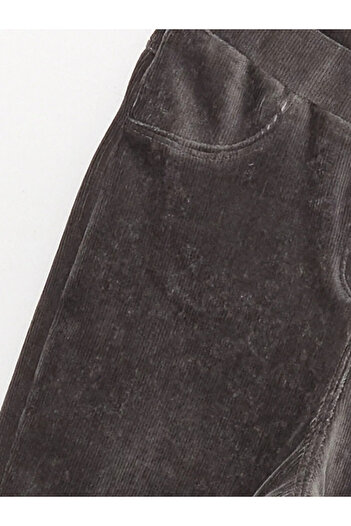 LC Waikiki Beli Lastikli Basic Kız Çocuk Kadife Tayt