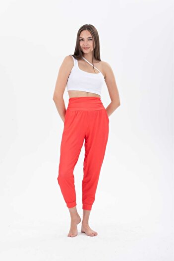H&A İSTANBUL Women's Jogger Shalwar Trousers - Elastic Waist