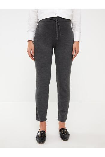 LC Waikiki Standart Fit Düz Hamile Triko Pantolon