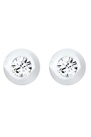 ELLI Ohrringe Kristall Funkelnd Basic 925 Silber