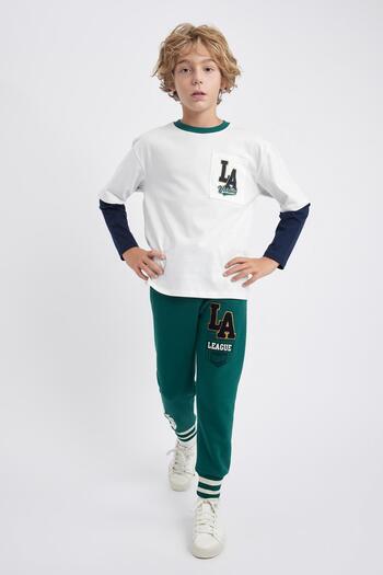 DeFacto Thick SwEatpants - Boy's PrintEd