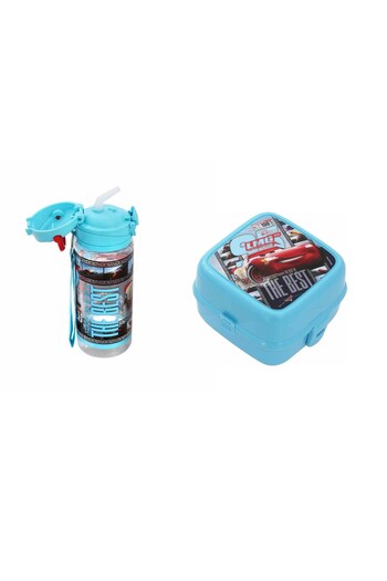 Frocx CARS PLASTIC Flask 500ML BEST and Nutrition Bowl