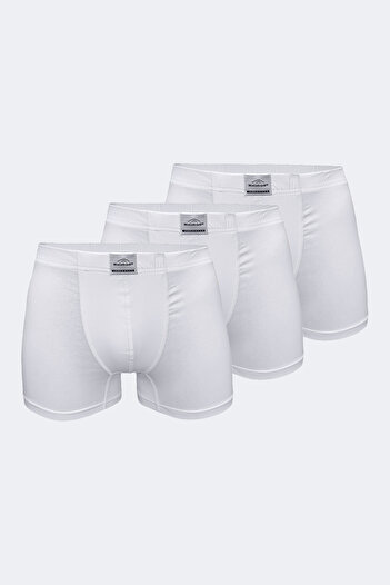 Malabadi Ανδρικό Λευκό 3 Τεμάχιο Cotton Elastane Boxer 3m074